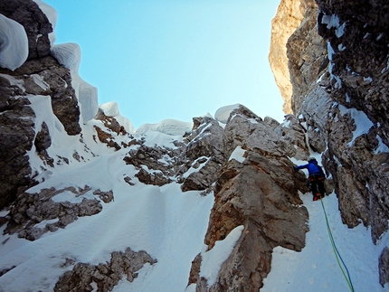 Alchimia, Cima de Gasperi, Civetta, Dolomiti, Emanuele Andreozzi, Santiago Padrós - Alchimia alla Cima de Gasperi in Civetta (Dolomiti)