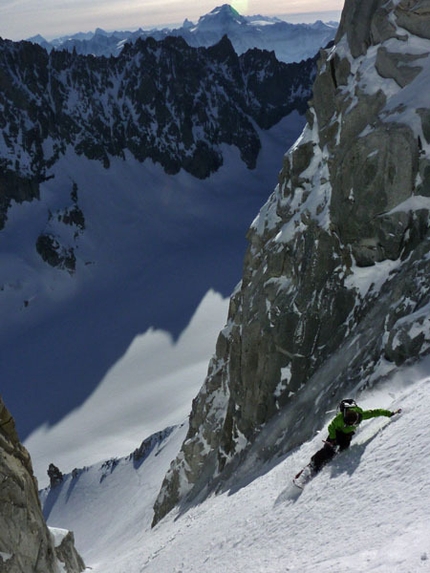 Davide Capozzi - Sci ripido - Les Courtes - Voie Cordier - Gabarrou