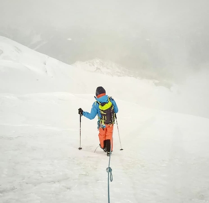 Altavia 4000, Nicola Castagna, Gabriel Perenzoni, 82 x 4000 delle Alpi - Weissmies 4023m: Nicola Castagna e Gabriel Perenzoni 