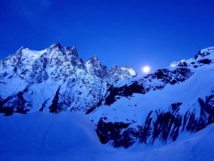 Altavia 4000, Nicola Castagna, Gabriel Perenzoni, 82 x 4000m of the Alps - Barre des Ecrins: Nicola Castagna and Gabriel Perenzoni 