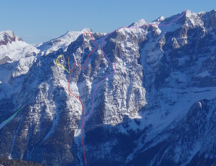 Cima del Tovo e Cima Laste, altre discese in Brenta e Presanella di Luca Dallavalle