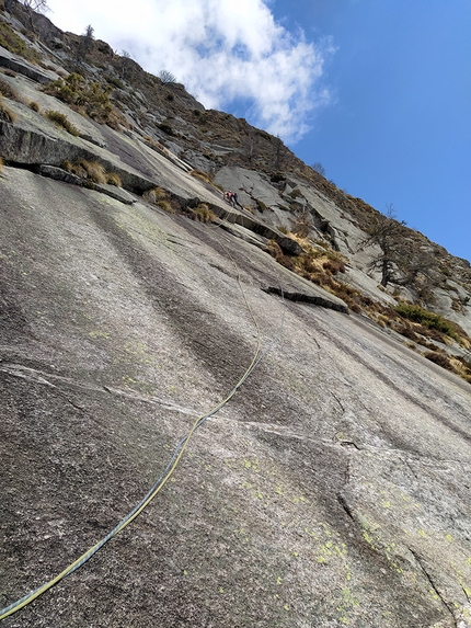 Orizzonte Perduto, Val Bodengo, La Gobba dell’Elefante, Emanuele Capelli, Simone Manzi - La Gobba dell’Elefante all'Orizzonte Perduto in Val Bodengo (Emanuele Capelli, Simone Manzi 22/04/2021)