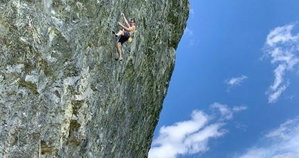 Will Bosi repeats Northern Lights, classic 9a at Kilnsey