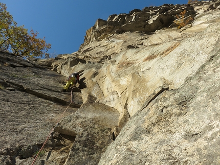 Las Cuerdas en el Viento alla Parete di Gallivaggio in Valle Spluga