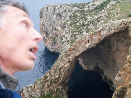 Malta - Stevie Haston and the Blue Grotto on Malta...