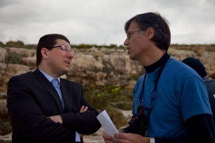 Malta - 1st Malta Bouldering Competition - Secretary of Sport, Mr Puli and Simon Alden