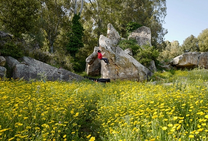 Bosco Scorace, Sicilia, boulder - Boulder a Bosco Scorace in Sicilia