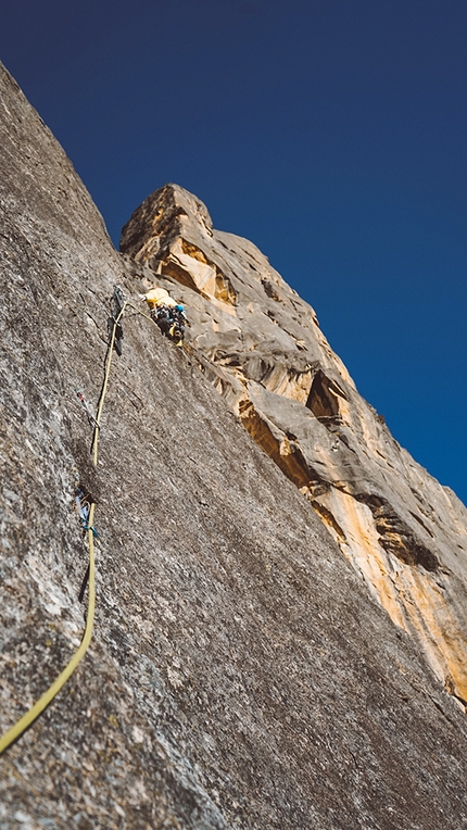 Chaupi Huanca, Peru, Álex González, Jaume Peiró - Making the first ascent of Big Fighter on Chaupi Huanca in Peru (Álex González, Jaume Peiró 01-03/07/2021)