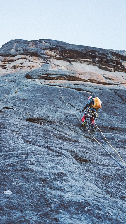 Chaupi Huanca, Peru, Álex González, Jaume Peiró - Making the first ascent of Big Fighter on Chaupi Huanca in Peru (Álex González, Jaume Peiró 01-03/07/2021)