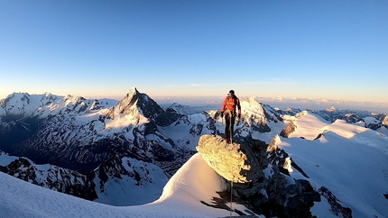 Altavia 4000, Nicola Castagna, Gabriel Perenzoni, 82 x 4000m of the Alps - Dent Blanche: Nicola Castagna and Gabriel Perenzoni 