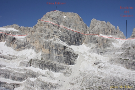 Via delle Normali Dolomiti di Brenta - Via delle Normali Dolomiti di Brenta: Cima Falkner e Bocchetta dei Camosci