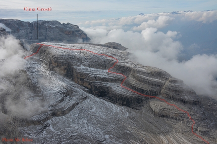 Via delle Normali Dolomiti di Brenta - Via delle Normali Dolomiti di Brenta: Cima Grostè