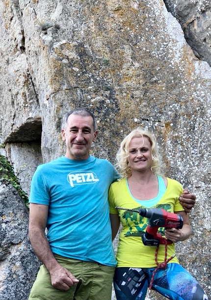 Ulassai in Sardegna - Maurizio Oviglia e Tatjana Göx ad Ulassai in Sardegna