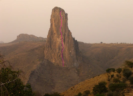 Torre di Rumsiki - via Malaria, Torre di Rumsiki, Camerun