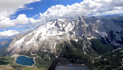 Edoardo Colombo da Gressoney a Gorizia in parapendio - Edoardo Colombo