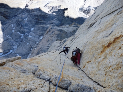 Golden Eagle, first free ascent in Patagonia