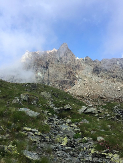 Bum Bum Baghdad, arrampicata, Punta Cristalliera, Val Chisone, Gian Carlo Grassi, Claudio Battezzati - Punta Cristalliera in Val Chisone, Piemonte