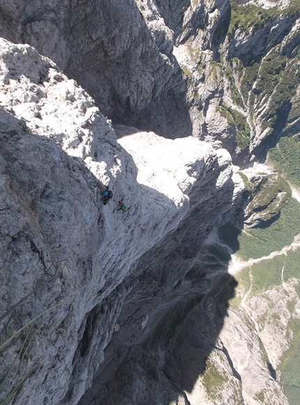 David Leduc, Dolomites - Spigolo Nord on Monte Agner, Dolomites
