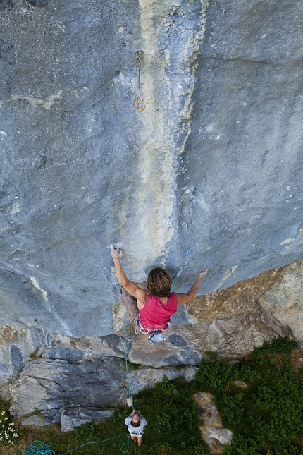 Alberto Gnerro - Alberto Gnerro attempting a project in Val Val Sapin in Valle d’Aosta, Italy