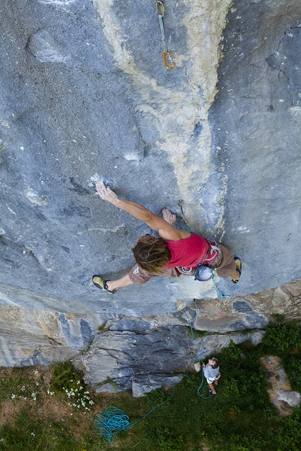 Alberto Gnerro - Alberto Gnerro attempting a project in Val Val Sapin in Valle d’Aosta, Italy