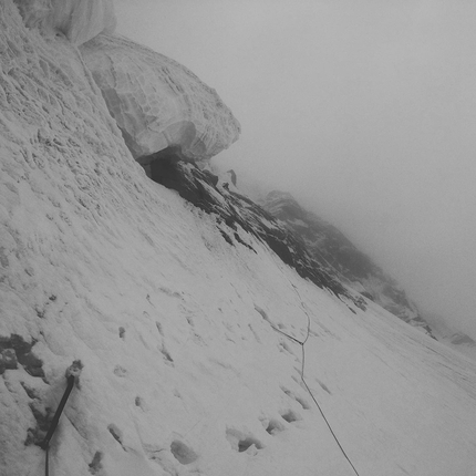 Pumari Chhish East, Pakistan, Tom Livingstone, Mathieu Maynadier - Tom Livingstone and Mathieu Maynadier attempting Pumari Chhish East in Pakistan, June 202