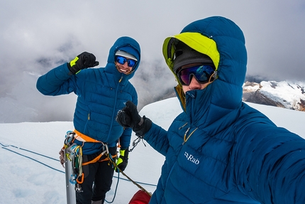 Hualcan, Peru, Blaž Karner, Bor Levičnik, Aritza Monasterio, Matevž Štular, Matija Volontar - Hualcan Perù: Virtual Insanity (1500m, 70°- 90°+, M5, Matija Volontar, Bor Levičnik, 16-17/07/2021)