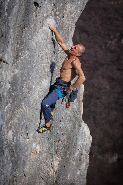 Donato Lella - Donato Lella in arrampicata