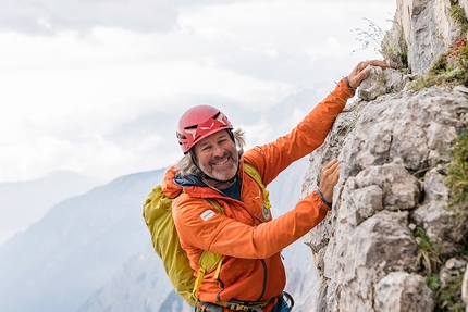 Christoph Hainz, Tre Cime di Lavaredo, Skyline, Dolomiti, Alessandro Beber - Christoph Hainz sulla sua Skyline, Tre Cime di Lavaredo, Dolomiti