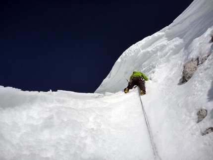 Piantobaldo, new route on Monte Presolana in memory of Camos and Piantoni