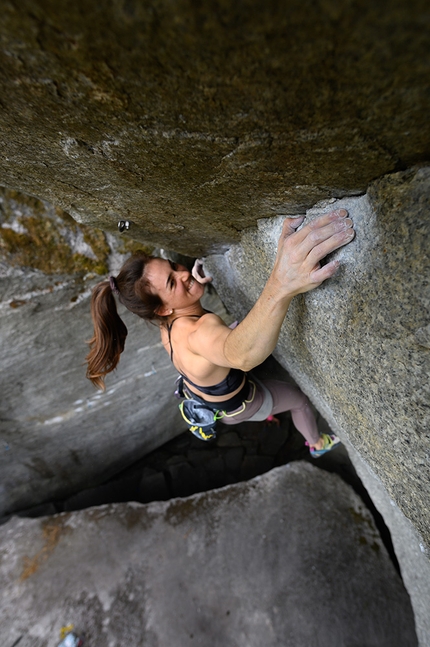 Paige Claassen, Dreamcatcher, Squamish - Paige Claassen making the first female ascent of Dreamcatcher, the iconic 9a at Squamish in Canada first ascended by Chris Sharma in 2005.