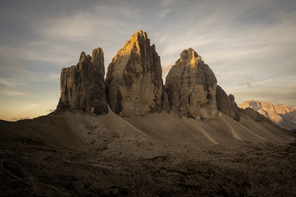 North6, Simon Gietl, Roger Schäli - Cima Grande di Lavaredo in the Dolomites climbed by Simon Gietl and Roger Schäli as part of their North6 project