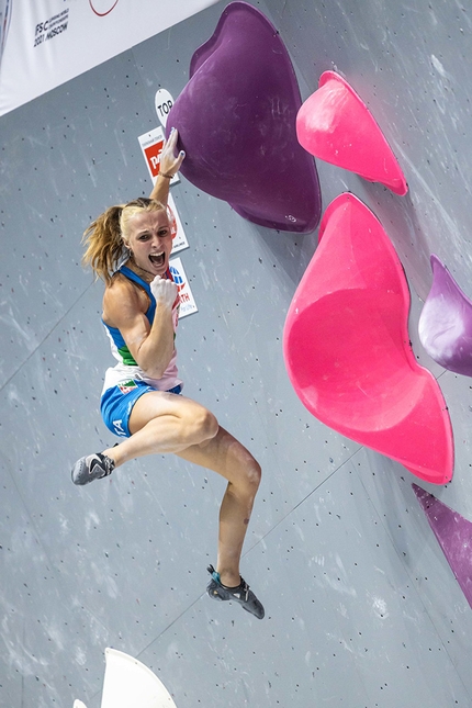 Bouldering World Championships 2021, Moscow Russia - Camilla Moroni, Boulder World Championship 2021, Moscow Russia