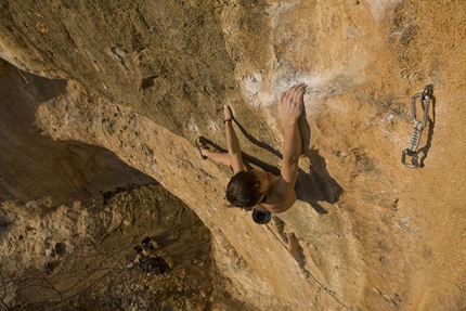 Luca Marzari, 15-year-old climbs 8a at Lumignano