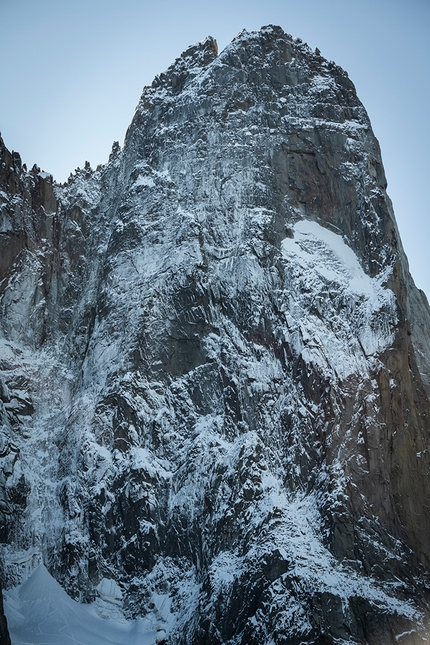 Petit Dru, Simon Gietl, Roger Schäli, North6 - Il Petit Dru nel massiccio del Monte Bianco