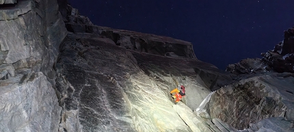 Saraghrar, Hindu Kush, Pakistan, Archil Badriashvili, Baqar Gelashvili, Giorgi Tepnadze - Climbing the NW Face of Saraghrar, Hindu Kush, Pakistan (Archil Badriashvili, Baqar Gelashvili e Giorgi Tepnadze, September 2021)