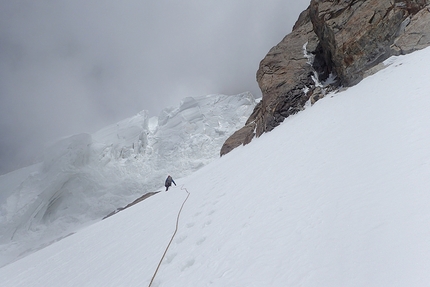 Voennikh Topografov South Face in Tien Shan climbed by Dmitry Golovchenko, Sergei Nilov, Dmitry Grigoryev