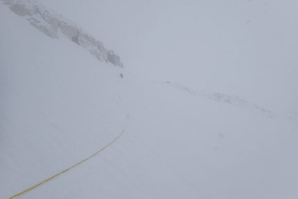 Voennikh Topografov, Tien Shan, Dmitry Golovchenko, Sergei Nilov, Dmitry Grigoryev - Voennikh Topografov South Face (Dmitry Golovchenko, Sergei Nilov, Dmitry Grigoryev)