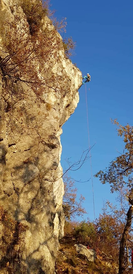 Caimano, Valtellina,  Cristian Candiotto - The crag Caimano in Valtellina