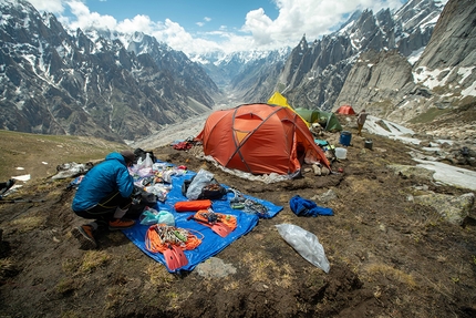 Link Sar, Pakistan, Graham Zimmerman, Mark Richey, Steve Swenson, Chris Wright - Link Sar (704m) in the Karakorum in Pakistan, first climbed in summer 2019 by Mark Richey, Steve Swenson, Chris Wright, Graham Zimmerman