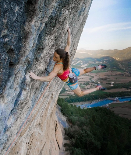 Anak Verhoeven - Anak Verhoeven making the first repeat of the Patxitxulo 9a/+ at Oliana in Spain.