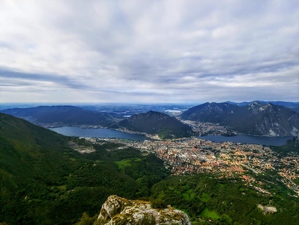 Gruppo Alpinistico Gamma Lecco - La vista su Lecco