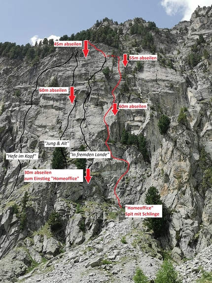 Passo Stalle, Homeoffice, Manuel Gietl, Jakob Steinkasserer - Le vie d'arrampicata al Passo Stalle, Sudtirolo