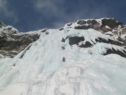 New ice climbs in Lapland, Sweden