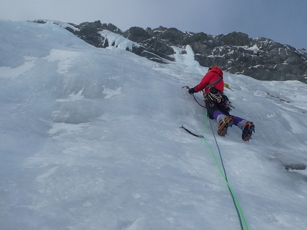 Ice climbing in Lapland, Sweden,  Rafa Vadillo - Lapland, Sweden: 