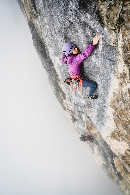 Katherine Choong, Engelberg - Katherine Choong ripete '6.4 Sekunden' (170m, 8b/+) a Engelberg in Svizzera.