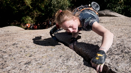 Valle Orco La Sportiva Athletes Climbing Meeting - Martina Demmel in Valle dell'Orco, durante il La Sportiva Athletes Climbing Meeting