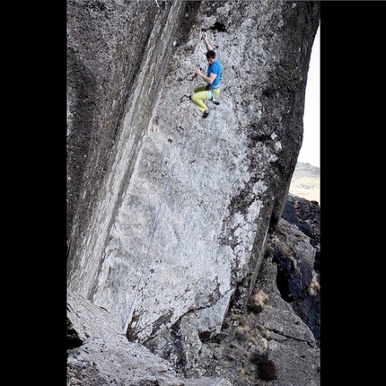 Craig Matheson climbs Hard Cheese, cutting edge trad E10 at Bright Beck Cove, UK
