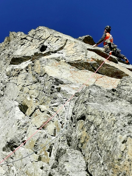 Heimatbühne, Monte Magro, Vedrette di Ries, Manuel Gietl, Simon Gietl - Manuel Gietl e Simon Gietl in apertura su Heimatbühne sul Monte Magro (Vedrette di Ries) il 26/10/2021