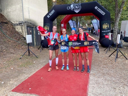 Campionati Europei Skyrunning, Pisão Extreme, Portogallo - Podio Femminile dei Campionati Europei di Skyrunning 2021 (Pisão Extreme) in Portogallo