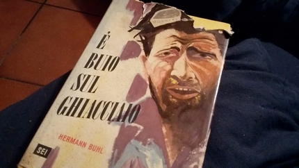 La bicicletta e il Badile. In viaggio come Hermann Buhl, Maurizio Panseri, Alberto Valtellina, Marco Cardullo - È buio sul ghiacciaio di Hermann Buhl